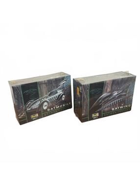 Revell Batman Forever Batmobile 6720 & Batwing 6721 Model Kit Sealed Lot 1995